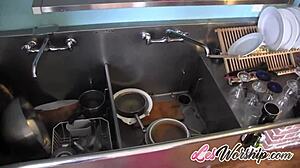 busty lesbian girlfriend takes control with toys and orgasms in amateur worship