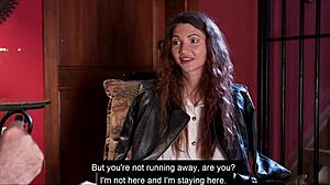 Redhead pornstar feels raw humiliation in first whipping session