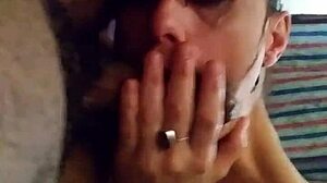 Bree SUCKING BLACK COCK in casual scene