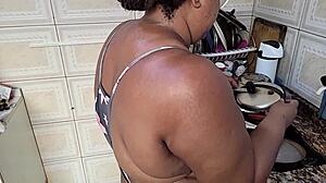 Narrative Fat stepmom gets drenched in cum on kitchen face. Family drama unfolds with drunk in-laws.