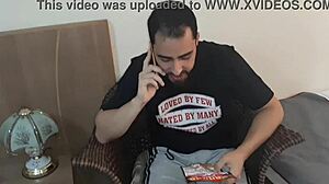 while my wife was bathing, i fucked the hot brunette waitress with her big tits and ass, cumshot everywhere