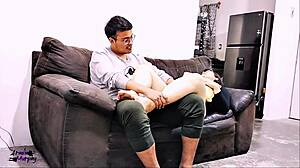 My Cousin Sucks My Pussy In The Living Room And Fucks Me!