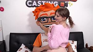 melody marks takes huge cock on porndudecasting couch uncensored 😍