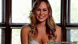 this teen loves anal play with toys in lingerie