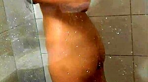 stepbrother spies on my shower, then takes me hard