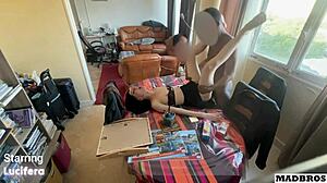 French goth girl enjoys anal fucking and cumming all day