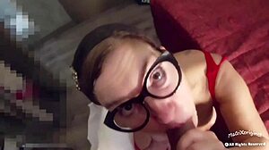 Blondie Teaches Deepthroat Blowjob Techniques