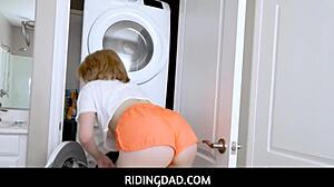 little stepdaughter sahara skye teasin me with blowjob, cant resist no more