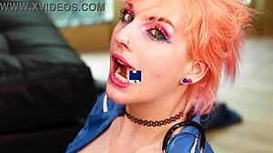 i'm so thrilled watching two british girls race to masturbate together