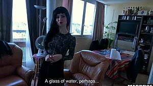 French goth girl enjoys anal fucking and cumming all day