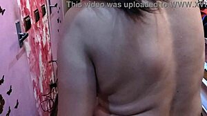 barber babe flaunts her perfect natural tits while teasing the customer