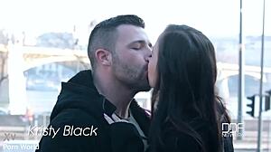 Yo, watch this teen blow cock from elevator straight to bedroom