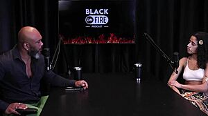 Morena Shows Hairy Pussy and Ass After Raw Interview with Bibi Hourani