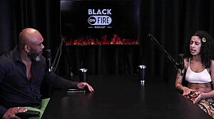 Morena Shows Hairy Pussy and Ass After Raw Interview with Bibi Hourani