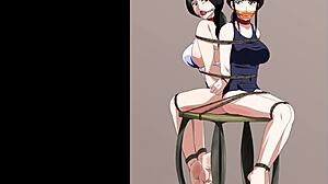 Explore dark fantasies in anime bondage dungeon gallery