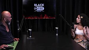 Morena Shows Hairy Pussy and Ass After Raw Interview with Bibi Hourani