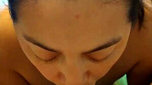 Mi padrastro entered my room and showed me his dick, ended up sucking it