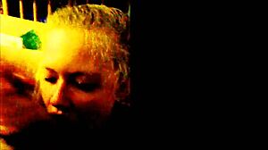 Big Tits Blonde Slut Loves Blowjobs! Jerking Him Off!