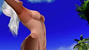 Doaxvv Patty Spreads Shaved Pussy on Beach with Tanned Lines Up Close