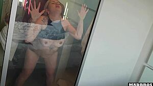 Curvy French Blonde Fucked Doggystyle In Hotel Room