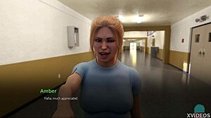 amber bound with big tits and ass teasingly displayed