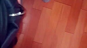 three hot teachers in mini skirts masturbate together after work, leading to group orgasm