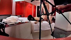 karlita hotwife gives monster cock cuckold show!