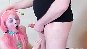 hey, wanna see this feisty chick get brutal ass treatment?