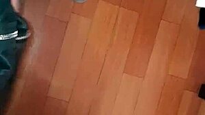 three hot teachers in mini skirts masturbate together after work, leading to group orgasm