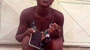 crazybitch keeps twerking until she strips naked and dances