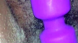 Ebony Wife's Relaxing Toy Session