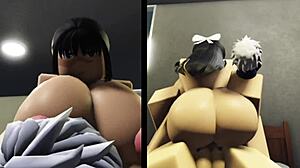 utahime proves strength by dominating a slut in hot sex