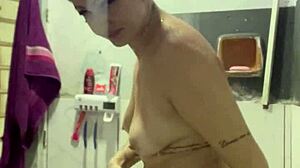 Video calling neighbor while cuck watches soccer