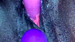 Ebony Wife's Relaxing Toy Session