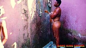 Sweet Elastic Pussy Bent Over in Bathroom Sex