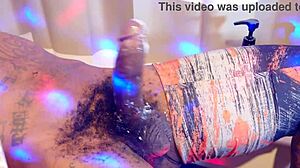 Hallelujah Johnson Masturbates To Big Black Cock In Freak Off Party