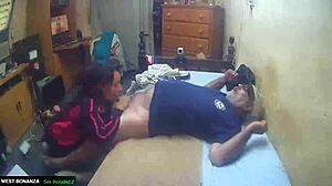 Quick Visit Leaves Her with a Full Mouth