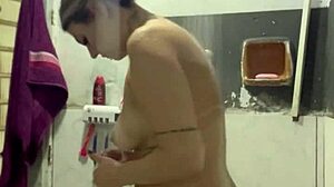 Video calling neighbor while cuck watches soccer