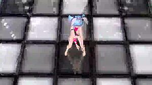 hatsune miku bunny costume nude goddess revealed