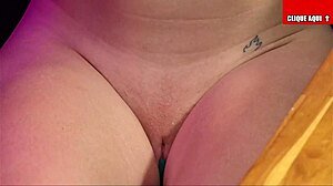 blonde babe cums hard with vibrator in her pussy 😍