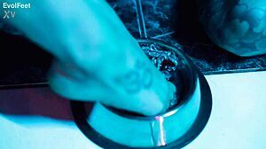 Lick my soles while I dominate you with my feet!