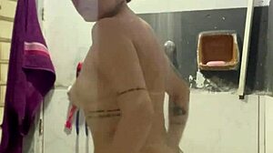 Video calling neighbor while cuck watches soccer