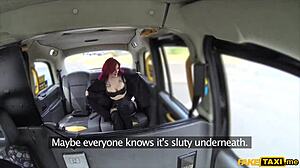 fetish chick bent over in backseat for doggystyle assfucking