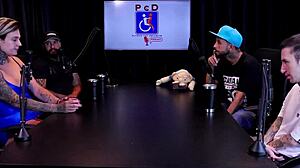 Humiliating POV couple squirts while filming kinky group sex on Sheer Red. Hands held tight during wild amateur play.