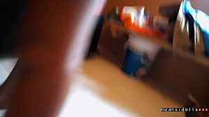 Hot Ebony Babe Strips Wet Dress for Intense Squirting Tease Show