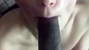 Hey, watch Lena Starr take cum right in her eye!