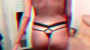 She bent over for that monster cock, getting pounded by amateurs