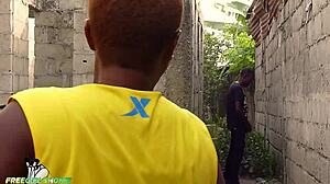 a stranger fetched water for her, she repaid with outdoor sex