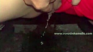 xixi na rua publica - renatinha mello gets anal creampie