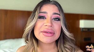 Mila Milkshake teases with anal rimjob and blowjob in POV.